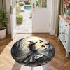 Magical Witch Round Office Rug Perfect for Outdoor Decorate room Dining Room Balcony Anti-slip Round Rug Office home decor Wedding Party Gift