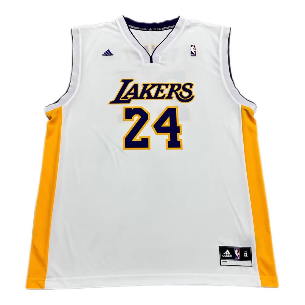 Adidas X NBA Collaboration Los Angeles Lakers Kobe 24 REP Print Comfortable Pullover V-Neck Sports Basketball Jersey Unisex Jersey 7818A-3L9-AEB836