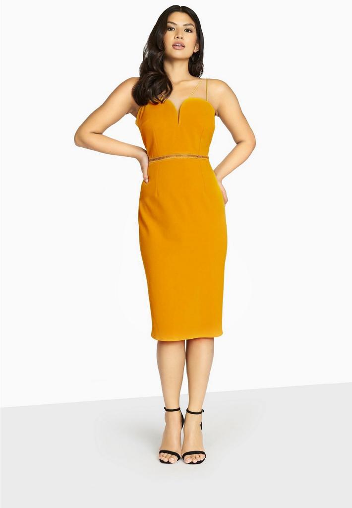 Girls On Film Женское/женское платье миди Midas Touch Sweetheart