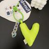 Simple Smooth Key Lanyard Cotton Filled Soft Key String Colour Love Heart Rope Bag