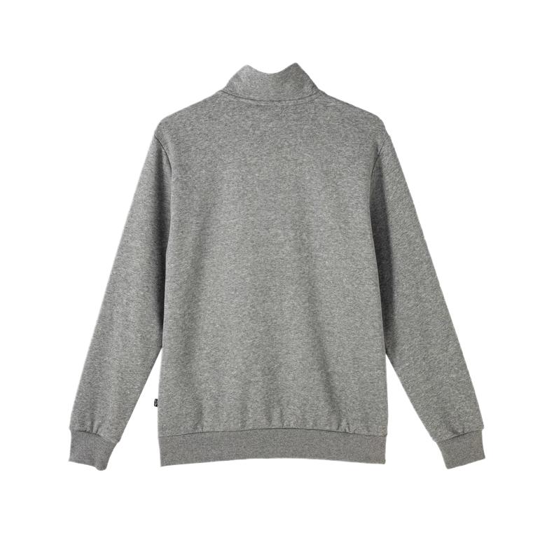 Puma Однотонная теплая флисовая куртка на молнии, мужские куртки, серая 688463-02