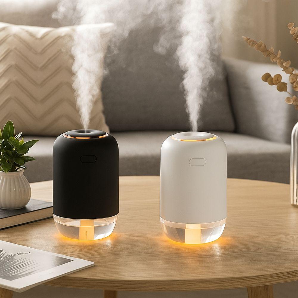 Silent Operation Portable Mini Humidifier 240ml Capacity Cool Mist Humidifier Office