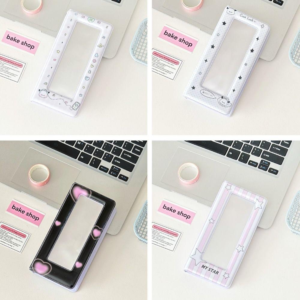 4 Grids Photo Album Storage Book 5 Inch Photocard Album Holder Kawaii Card Pack