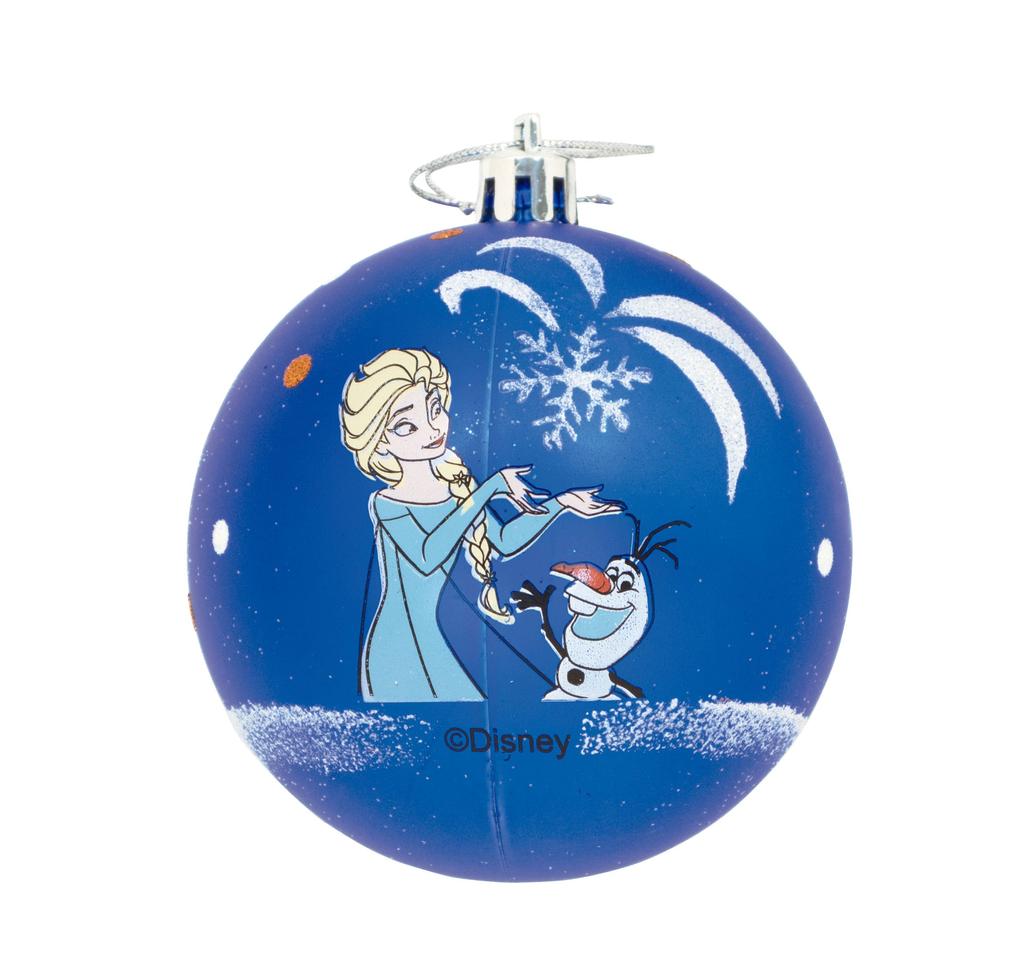 ARDITEX WD13416 DISNEY-Frozen II Pack of 10 Christmas tree balls diameter 6cm