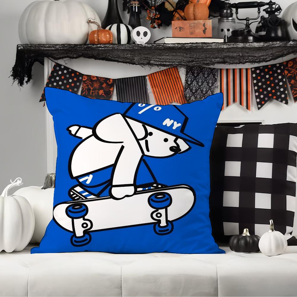 Cartoon cute S-Ska T-Ter J-JOHN Pillow Case Office Cushions Suitable For Sofa Car Bedroom Decorative Cushion Cover