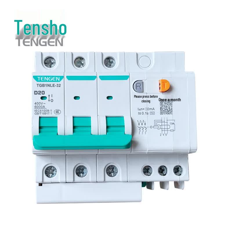 TENGEN TGB1NLE-32 Miniature Earth Leakage Circuit Breaker