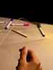 1 шт. RGB прозрачная акриловая флуоресцентная доска со светодиодной панелью, светящаяся доска для письма, доска для сообщений, рекламная доска, стираемая доска для рисования