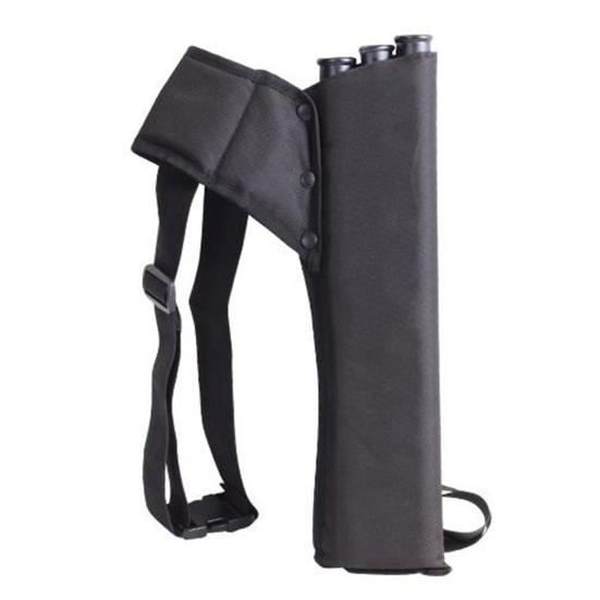 Oxford Cloth Quiver Adjustable Archery Bag Durable Three-tube Design Arrow Holder Sports Accessories