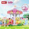 Dream City Princess Castle Building Block Toy Carousel Paradise Girl Play House Xiaohongshu