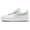 Air Force 1 Shadow White Electric Green Женские кроссовки Violet-Shock Wild-Berry DD9684-100