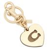Outlet Signature Key Beige and 91478 IMKHA Ring, White, Women's, [Used]