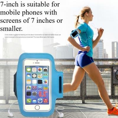 1 шт. спортивная нарукавная сумка для мобильного телефона для занятий на открытом воздухе, нарукавник для мужчин и женщин, ультратонкий водонепроницаемый сенсорный нарукавник с карманом для мелочей, беговая фитнес-сумка на запястье
