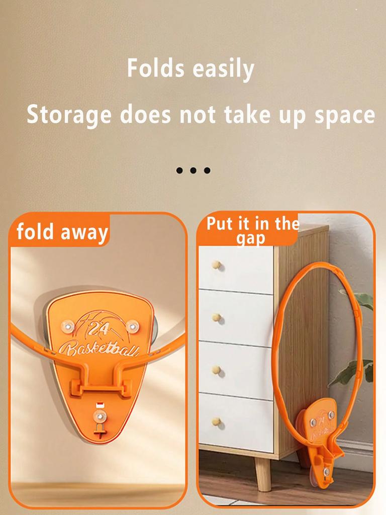 Набор баскетбольной стойки для мальчиков, баскетбольная стойка для помещений без перфорации, детская стойка для бросков для домашнего использования, бесшумный баскетбольный мяч 7 дюймов