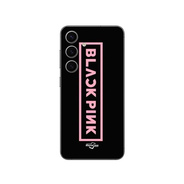 Coque de téléphone - MANIACASE - Samsung Galaxy S25 - Noir - Silicone TPU - Blackpink VIP Tickets