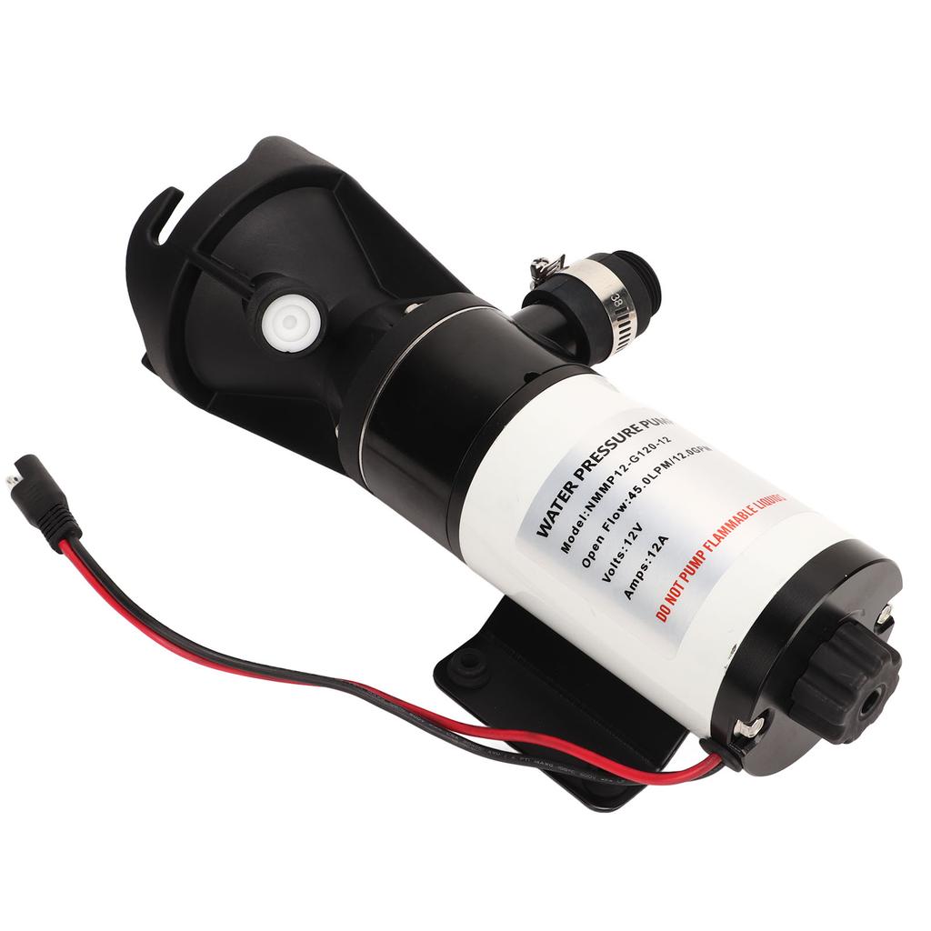 Diaphragm Pump DC 45LPM 12GPM Industrial Self Priming Water Pressure Pump Universal for RV Marine Boat Yacht 12V