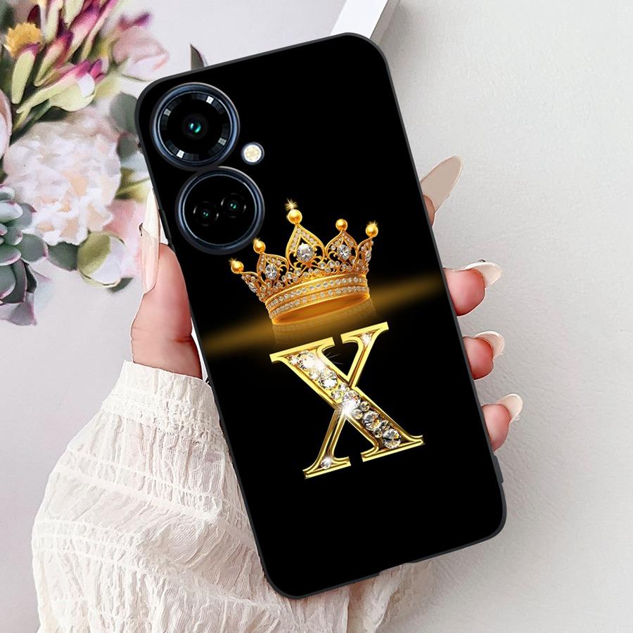 Чехол для Tecno Camon 19 Pro Ударопрочный Корона Буква Мягкий Силикон Funda для Tecno Camon19 Neo 19Pro Задняя Крышка Camon 19NeoFundas