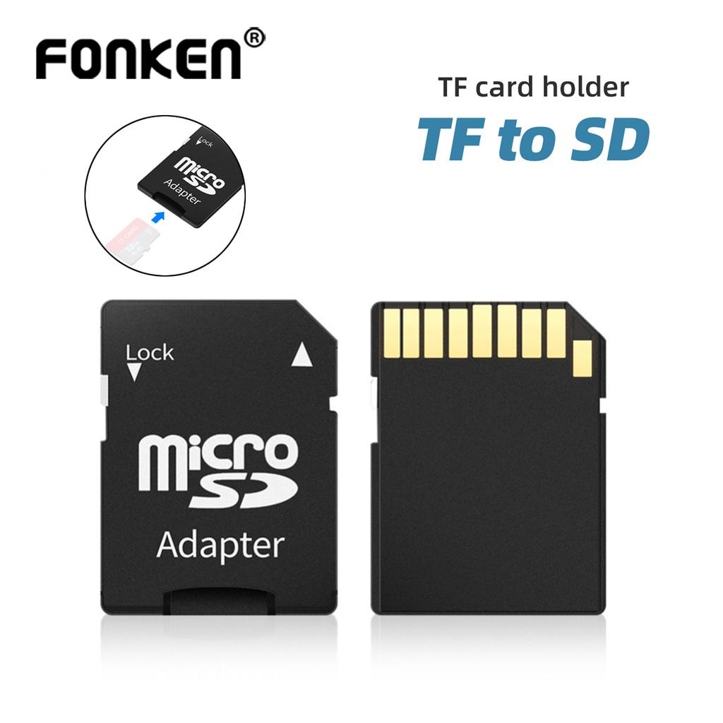 FONKEN Micro SD TransFlash TF To SD SDHC Memory Card Adapter Converter Phones Tablet Stick For Computer Internal Storages