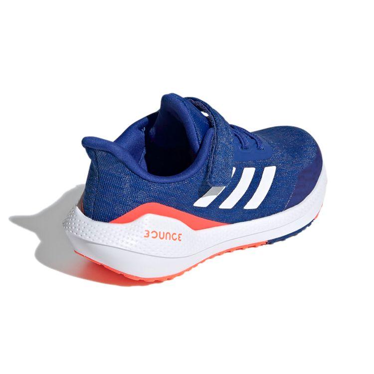 adidas EQ21 Run Velcro J Детские кроссовки королевского синего цвета Cloud-White Solar-Red FX2253