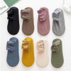 Lace Ankle Socks Non-slip Floor Socks Women's Autumn Winter Thickened Warm Fleece Socks