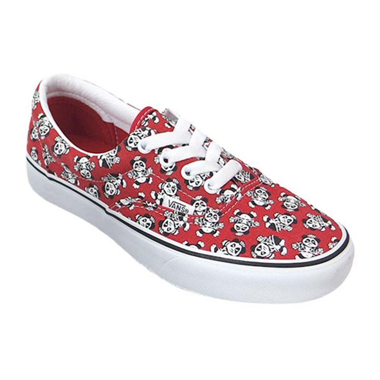 Vans Era Classic Retro Низкие кеды для скейтбординга Унисекс Кроссовки Красные VN0A5EFN5H5