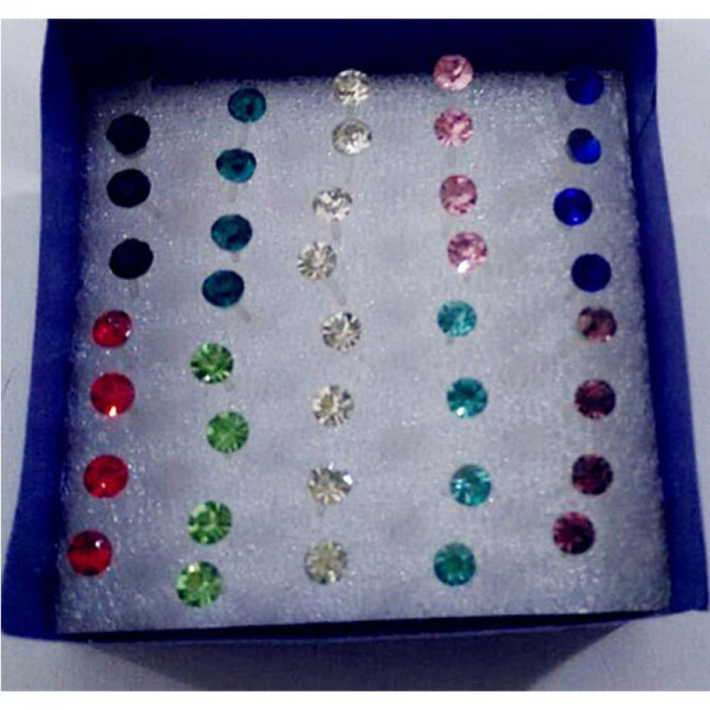 Пары/40 шт., оптовая продажа, серьги с кристаллами, гипоаллергенные ювелирные изделия, красочные серьги-гвоздики со стразами и кристаллами