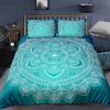 Bohemian 2/3pcs Boho Mandala Bedding Set Twin Queen King Size Comforter Duvet Quilt Cover and Pillowcase Soft Bedclothes