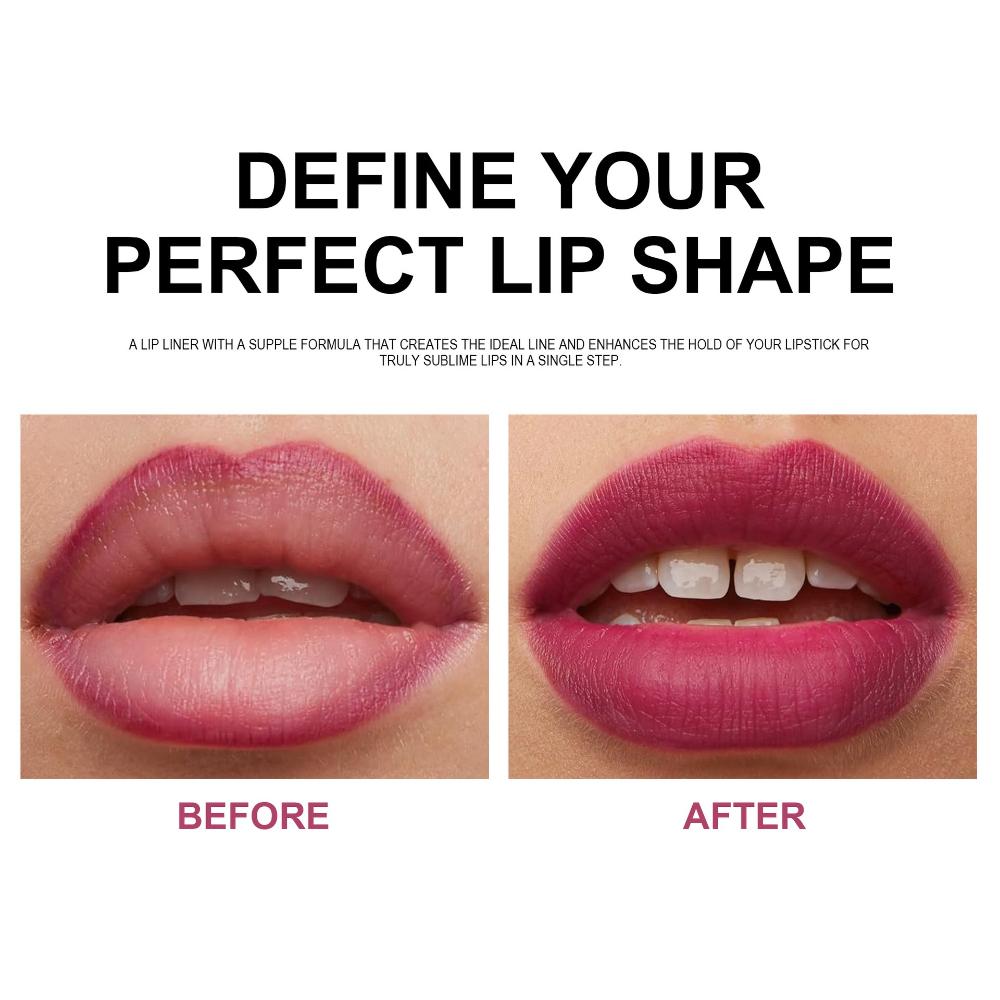 HANDAIYAN 6 Colors Velvet Lip Crayon Set Matte Lip Liner Pencil Long Lasting Waterproof Full Coverage Lip Contour Shaper Makeup