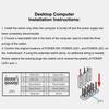 С кабелями 1,8 м Переключатель кнопки питания ПК Светодиодный удлинитель для загрузки материнской платы для настольного компьютера