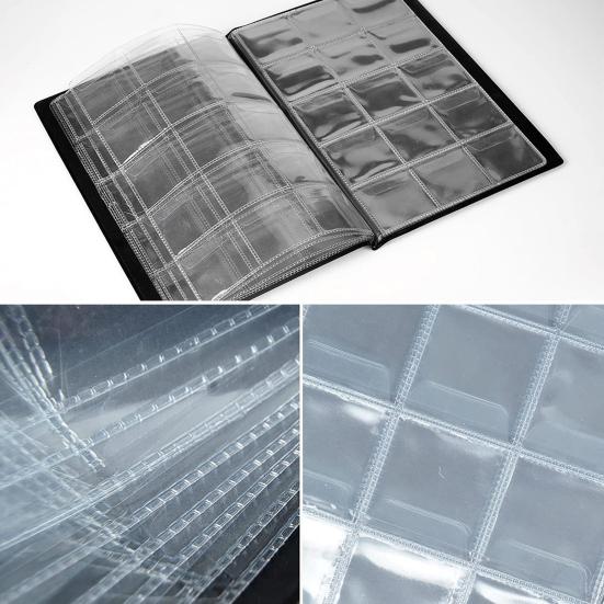 Книга для сбора монет, 10 страниц, 150 карманов, прозрачный ПВХ, многоцелевые марки, памятные медали, органайзер для монет