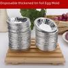 "250-Pack Round Aluminum Foil Egg Tart Molds"