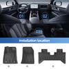 LUCKEASY для BYD SHARK 2025 2025 Автомобильные коврики для пола TPE Водонепроницаемые подкладки под ноги Автоаксессуары для интерьера пикапа Коврик в багажник