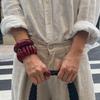 Трендовый неровный красный акриловый браслет-манжета для женщин на руку, бохо, геометрический, широкий, в стиле хип-хоп