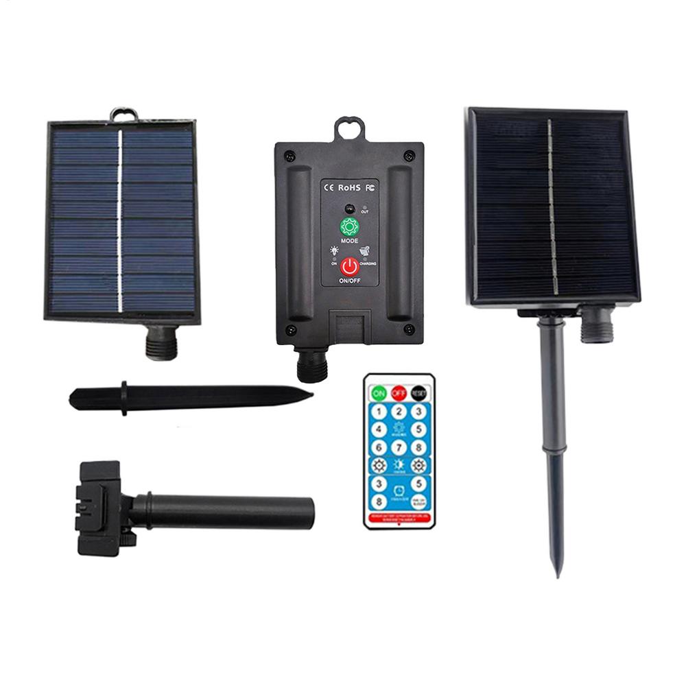 31V Portable Solar Panel Waterproof Remote USB String Lights for Garden Outdoor Patio Tent Yard Pathway Shed Camping Decoration