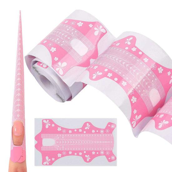 Руководство по кончикам ногтей, красивая прозрачная шкала, универсальная наклейка для формы ногтей, наращивание ногтей, держатель для бумаги, инструмент, форма для наращивания ногтей, аксессуары для красоты