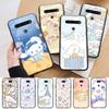 AH31 Cinnamoroll Black Case for iPhone 16 15 Plus 14 13 12 11 Pro 8 7 6S SE 5S X XR XS Max Realme C30 C33 C31 9I Huawei Y8P Y9 Sofe Cover