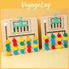 Деревянная игрушка-игрушка для развития цветных шариков у детей, способствующая развитию мозга и зрения.
