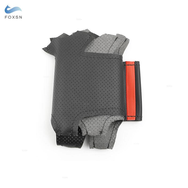 Для Citroen Triumph Old C4 C-quatre салон автомобиля чехол на руль ручная оплетка перфорированная кожаная отделка с иглами и нитками