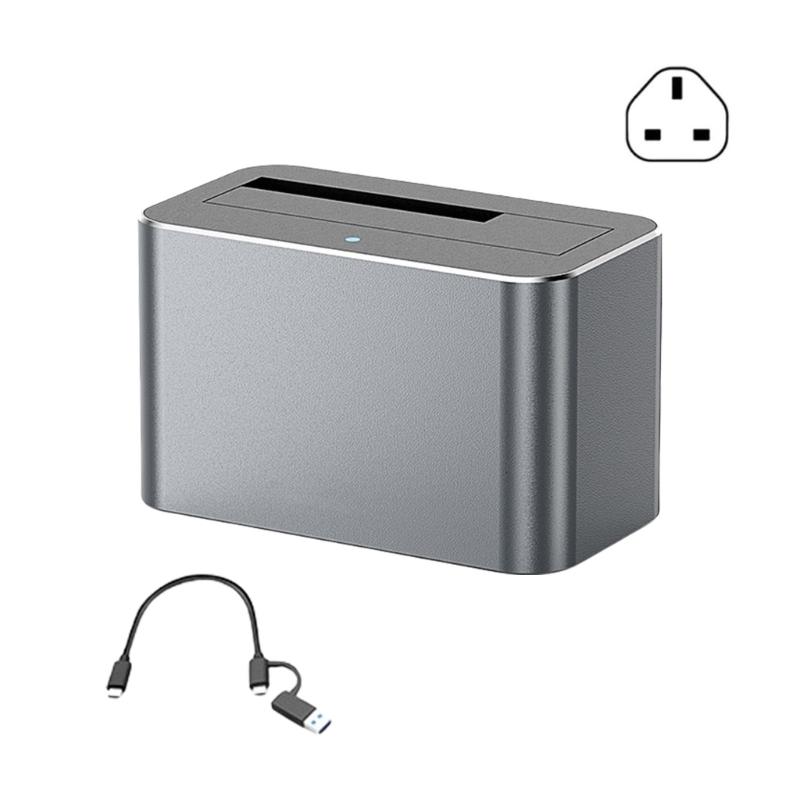 Корпус-бокс для жесткого диска 3,5/2,5 дюйма с интерфейсами USB 3.0, поддержка до 20 ТБ, алюминиевый адаптер-корпус для SSD