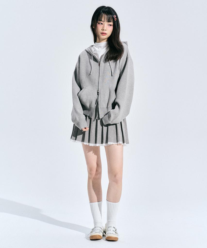 Zero Planet Ailey Knit Skirt Pants [Grey]