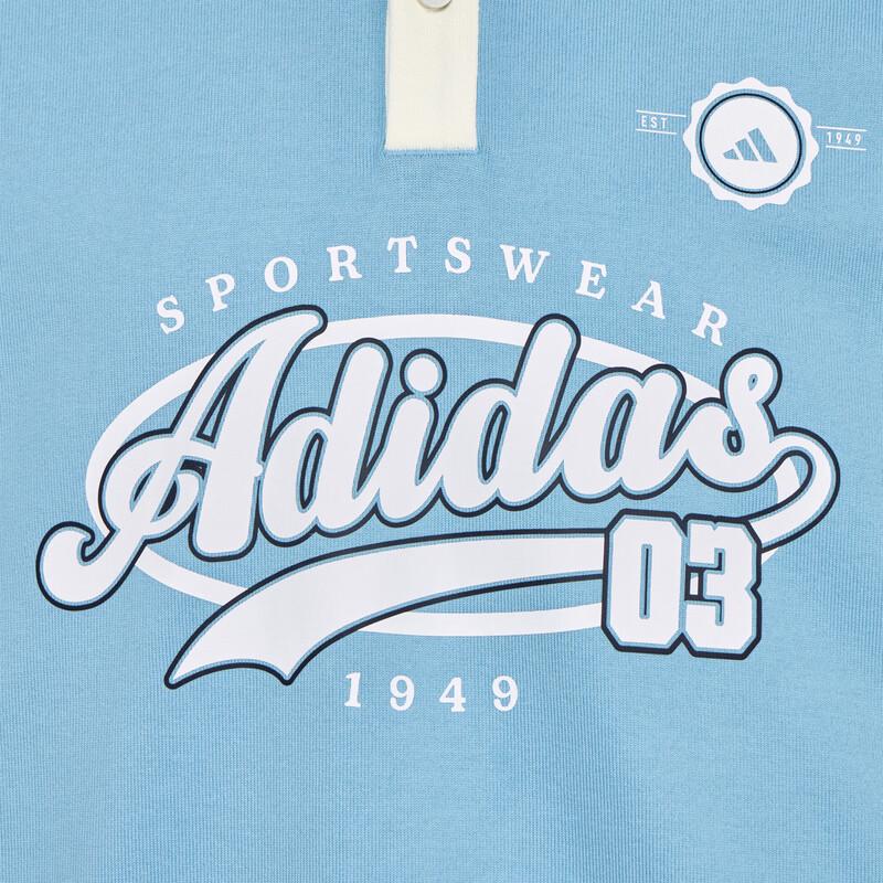 adidas Унисекс Мягкая Хлопковая Футболка Поло с Длинным Рукавом