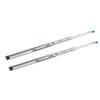 1 Pair 30in Locking Drawer Slide Cold Rolled Steel 120kg Bearing 53mm Width 3 Sections Heavy Duty Ba