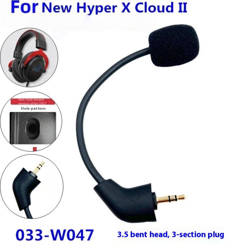 1 шт. Игровые гарнитуры Наушники Для Kingston Hyperx Cloud 2 Ii X Core Pro Silver Cloudx Замена Игровой Микрофон 3,5 мм Микрофон