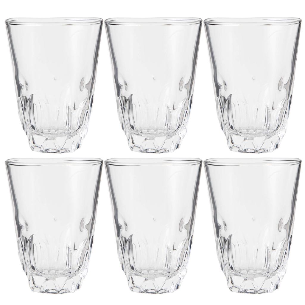 Toyo Sasaki Glass Tumbler Honkaku Shochu Doraku Dimple 300ml Made In Japan Dishwasher Safe P-33102HS