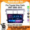 For Toyota Vios Yaris 2007 2008 -2012 Car Radio Player Car Carplay Screen Autoradio Mirror Link Car Intelligent Systems 8 Core