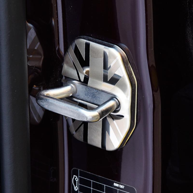 Крышка дверного замка автомобиля из нержавеющей стали для MINI COOPER F54 F55 F56 F57 F60 R60 R61, декоративная защитная крышка от ржавчины