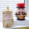Nutcracker Soldier Money Box Resin Nutcracker Soldier Coin Bank for Saving Seasonal Cheer Multifunctional for Holiday for Kids