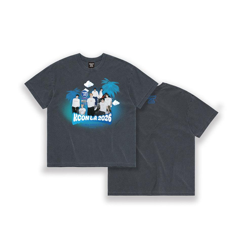 KCON LA Concert Schedule Tshirt KPOP Lineup Graphic Tee Unisex Women Casual Cotton Short Sleeve Summer Streetwear Unisex Fan