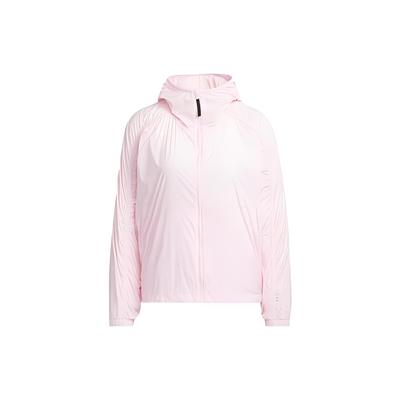 Terrex Solid Logo Outdoor Hooded Sun Protection Jacket Women Jacket Clear-Pink IU1272