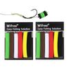 Wifreo 12 шт./2 пакета 8 мм 5 мм всплывающая пена для ловли карпа, пенопластовая установка для зигзага, пенопластовые палочки для волос, плавающая приманка для ловли карпа, красный, зеленый, желтый