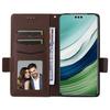For Huawei Mate 60 Cover Litchi Texture Wallet Stand Leather Phone Case with Strap